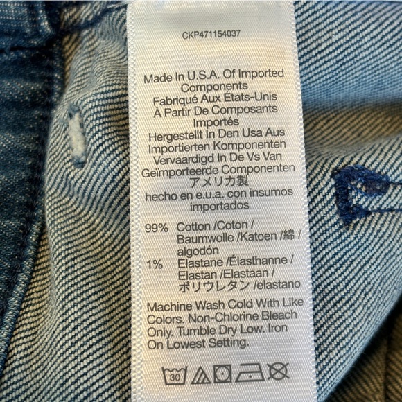 Madewell The Perfect Vintage Jean in Medium Indigo Wash Seamed Edition Sz 31 NWT - Picture 8 of 12